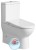 JALTA kompakt WC z deską bidetową Clean Star, Rimless, odpływ pionowy/poziomy, biały