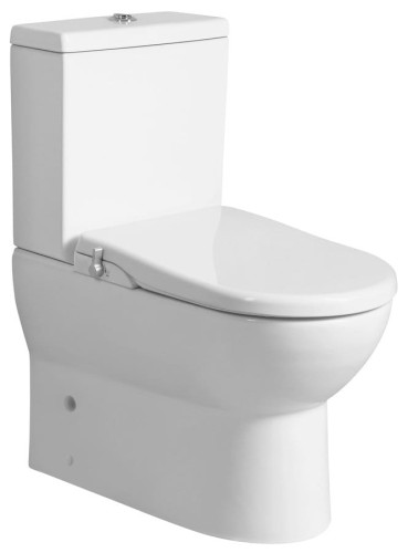 JALTA kompakt WC z deską bidetową Clean Star, Rimless, odpływ pionowy/poziomy, biały #2