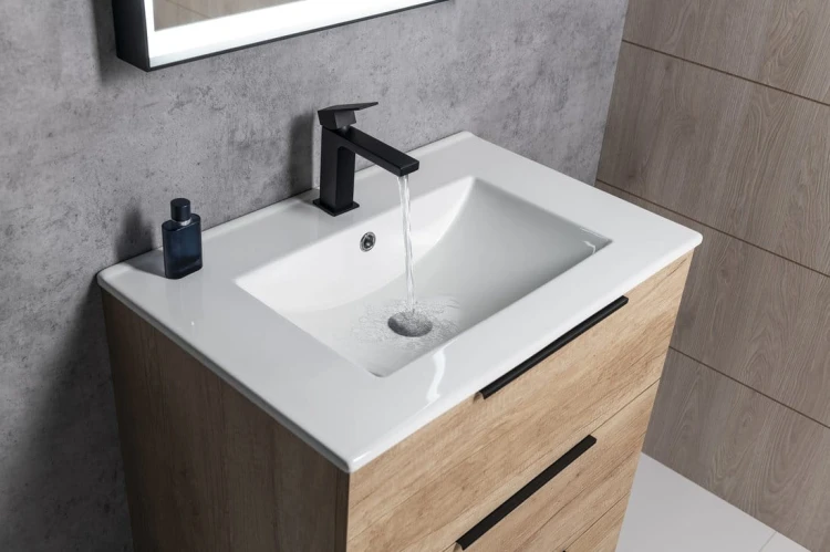 SLIM umywalka ceramiczna meblowa, 80x46,5cm, biały #2