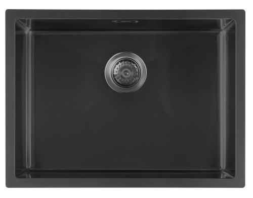 ZENITH zlewozmywak ze stali nierdzewnej 60x45cm, gun metal