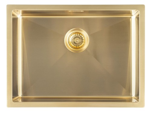 ZENITH zlewozmywak ze stali nierdzewnej 60x45cm, złoto mat