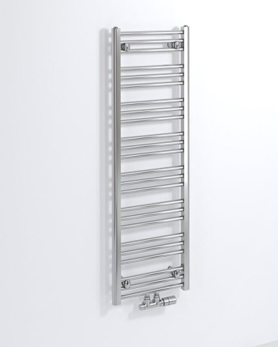 ALBRECHT grzejnik 400x1250mm, podłączenie środkowe, chrom #2