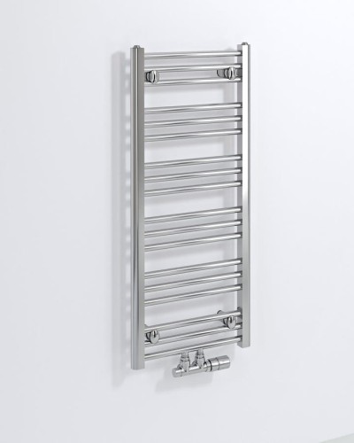 ALBRECHT grzejnik 400x930mm, podłączenie środkowe, chrom #2