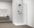 ESCA CHROME jednoczęściowa kabina przysznicowa Walk-In, montaż przy ścianie, szkło czyste, 700 mm #3