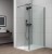 ESCA BLACK MATT jednoczęściowa kabina przysznicowa Walk-In, montaż przy ścianie, szkło czyste, 900 mm #2