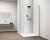 ESCA GOLD MATT jednoczęściowa kabina przysznicowa Walk-In, montaż przy ścianie, szkło czyste, 1400 mm