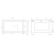 Rysunek techniczny - NIROX lustro w ramie 120x70cm, antracyt matowy