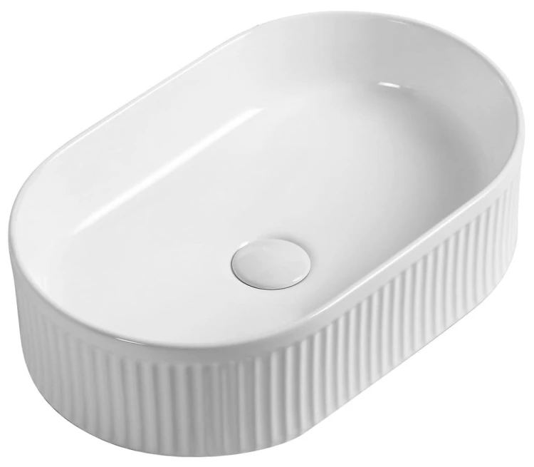 PICOBELLO umywalka ceramiczna nablatowa 49x31cm, biały