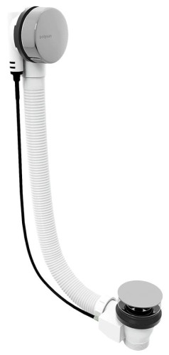 Zestaw wannowy, mechanizmem bovdena, długość 1000mm, korek 72mm, chrom