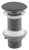 Odpływ umywalkowy 5/4", klik-klak, ceramiczny korek, 20-70mm, antracyt