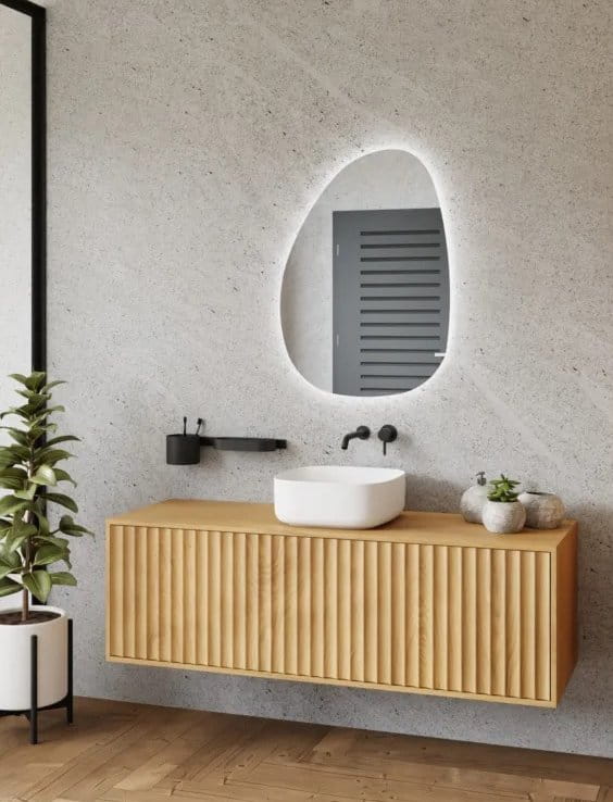 STEN LED lustro z oświetleniem 67x92cm #2