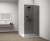 ESCA CHROME jednoczęściowa kabina przysznicowa Walk-In, montaż przy ścianie, szkło dymione, 800 mm #4