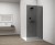 ESCA WHITE MATT jednoczęściowa kabina przysznicowa Walk-In, montaż przy ścianie, szkło dymione, 1100 mm #4
