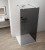 ESCA CHROME jednoczęściowa kabina przysznicowa Walk-In, szklo dymione, 1400 mm