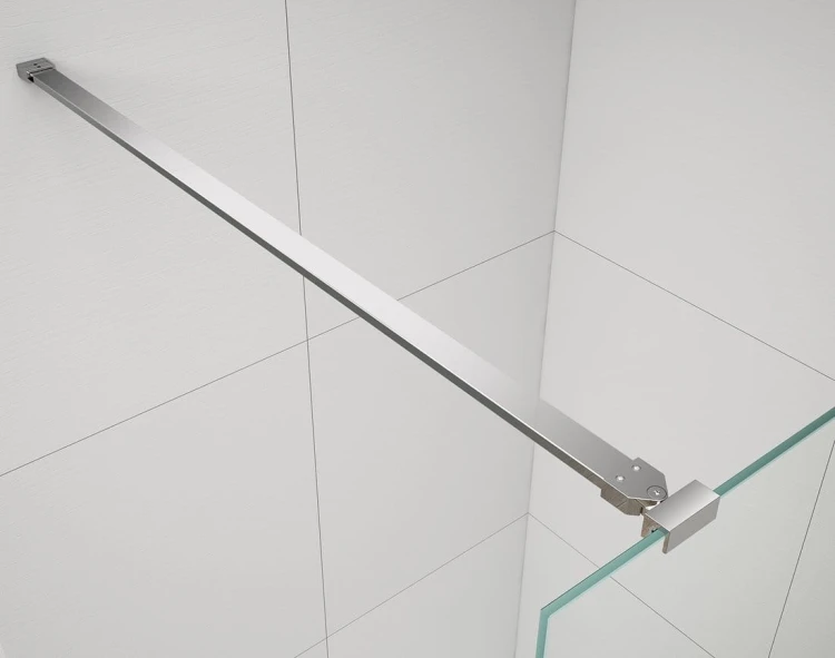 ESCA CHROME jednoczęściowa kabina przysznicowa Walk-In, szklo dymione, 1500 mm #3
