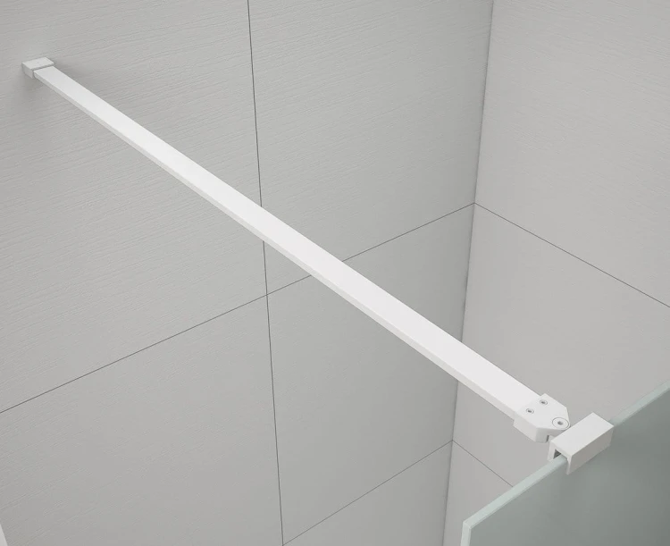 ESCA WHITE MATT jednoczęściowa kabina przysznicowa Walk-In, szklo dymione, 1500 mm #2