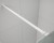 ESCA WHITE MATT jednoczęściowa kabina przysznicowa Walk-In, szkło Flute, 1500 mm #2