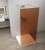 ESCA GOLD MATT jednoczęściowa kabina przysznicowa Walk-In, szkło Marron, 1400 mm