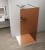 ESCA BLACK MATT jednoczęściowa kabina przysznicowa Walk-In, szkło Marron, 1000 mm