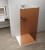 ESCA WHITE MATT jednoczęściowa kabina przysznicowa Walk-In, szkło Marron, 1000 mm