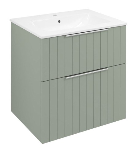 CIRASA STRIP szafka pod umywalkę 59,2x64x46cm, verde