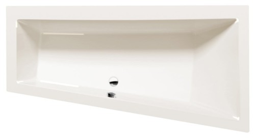 ANDRA R wanna asymetryczna 170x90x45cm, ivory