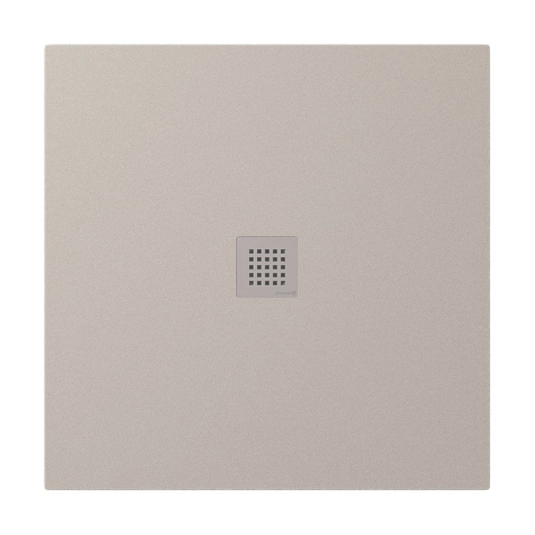 TRENECA brodzik kompozytowy z możliwością docinania 90x90cm, beżowy mat