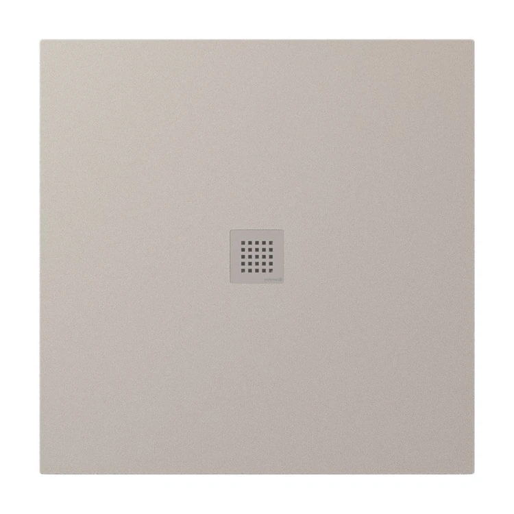 TRENECA brodzik kompozytowy z możliwością docinania 100x100cm, beżowy mat
