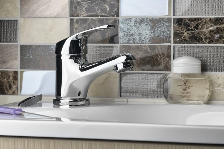 AQUALINE 35 bateria umywalkowa, ECO głowica, chrom #3