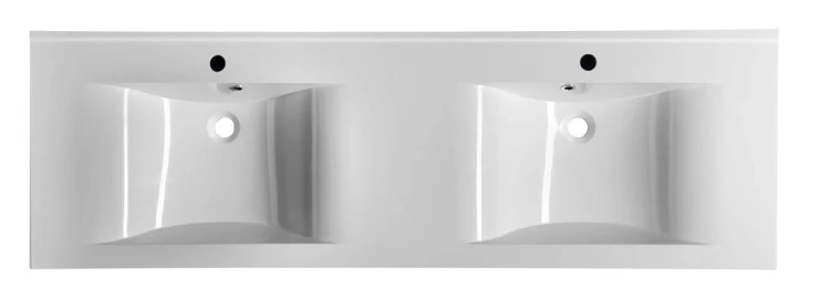 FLAVIA umywalka kompozytowa podwójna 160x50cm, biała #2