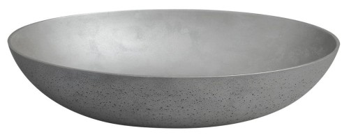 FORMIGO umywalka betonowa nablatowa, 60x40cm, srebrny mat #2