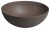 FORMIGO umywalka betonowa nablatowa, średnica 39cm, ciemnobrązowy mat #4