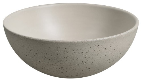 MINOR umywalka betonowa nablatowa, średnica 26cm, piaskowy mat #2