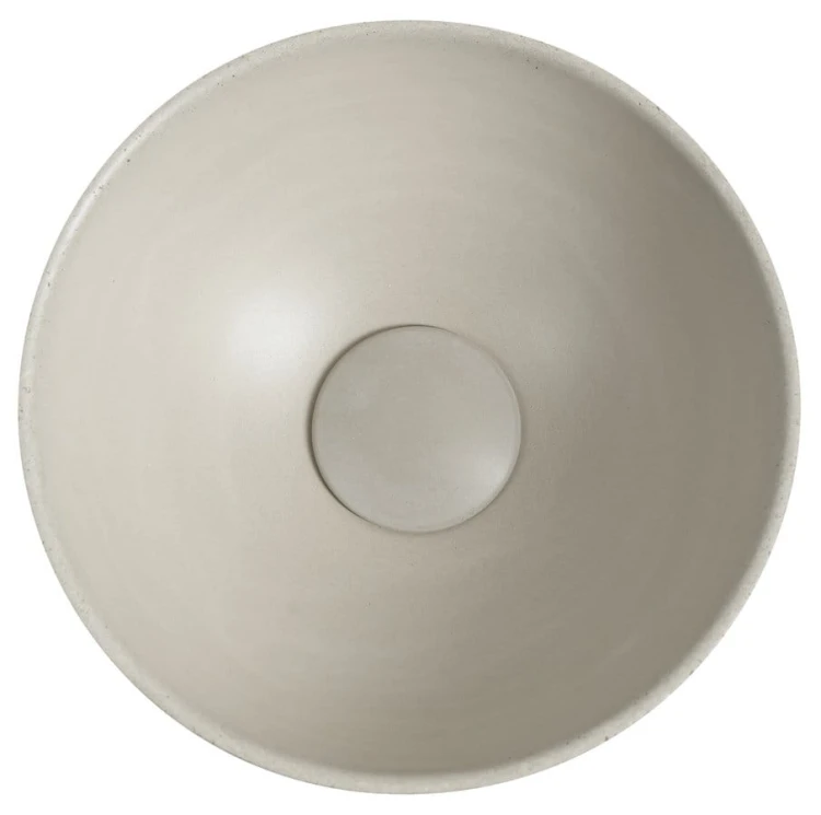 MINOR umywalka betonowa nablatowa, średnica 26cm, piaskowy mat #3