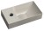 PICCOLINO umywalka betonowa, 30,8x17cm, bateria w lewo, piaskowy mat