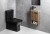 PICCOLINO umywalka betonowa, 30,8x17cm, bateria w lewo, piaskowy mat #4