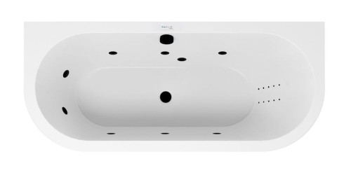 INFINITY HM system HYDRO, sterowanie elektroniczne, czarny mat