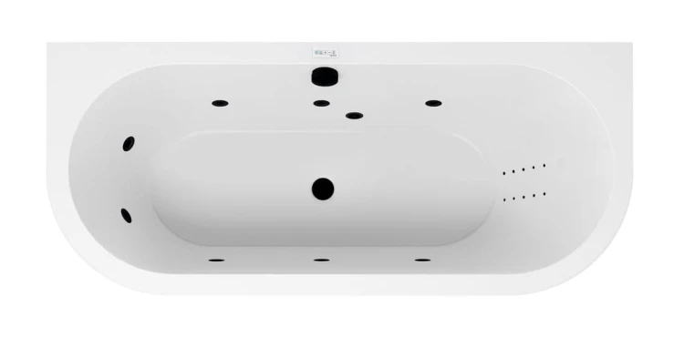 INFINITY HM system HYDRO, sterowanie elektroniczne, czarny mat