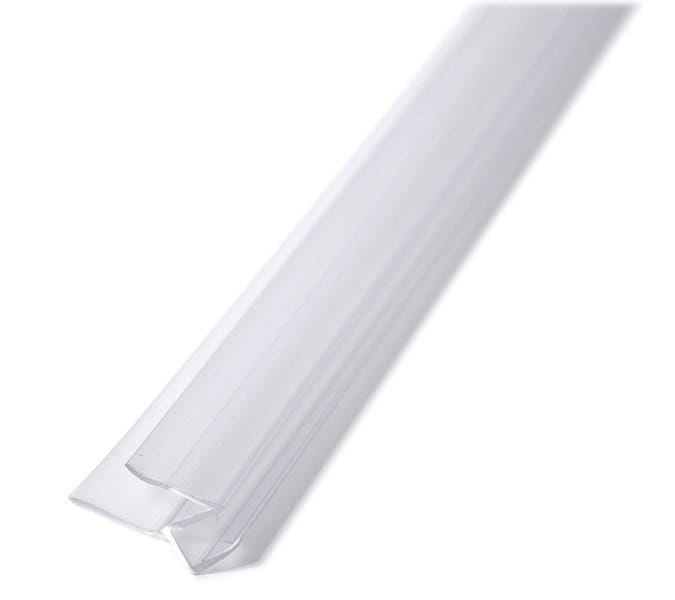 Uszczelka dolna do drzwi prysznicowych, szkło 6mm, 1000 mm #2