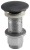 Korek umywalkowy 5/4'', klik-klak, betonowy grzybek, 10-80mm, antracyt mat #3
