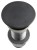 Korek umywalkowy 5/4'', klik-klak, betonowy grzybek, 10-80mm, antracyt mat #4