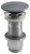 Korek umywalkowy 5/4'', klik-klak, betonowy grzybek, 10-80mm, szary mat