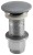Korek umywalkowy 5/4'', klik-klak, betonowy grzybek, 10-80mm, szary mat #3