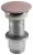 Korek umywalkowy 5/4'', klik-klak, betonowy grzybek, 10-80mm, różowy mat #3