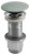Korek umywalkowy 5/4'', klik-klak, betonowy grzybek, 10-80mm, zielony mat