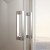 LORO drzwi prysznicowe dwuskrzydłowe 1100mm, szkło czyste #2