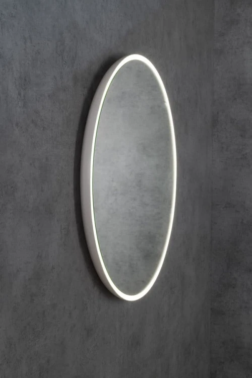 FLOAT lustro z podświetleniem LED, ø 60cm, białe #5