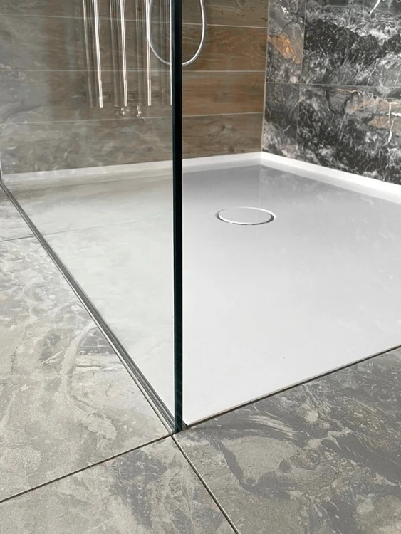 ARCHITEX zestaw do mocowania szkła, ściana-podłoga-sufit, 1610x2600mm, polerowane aluminium #2