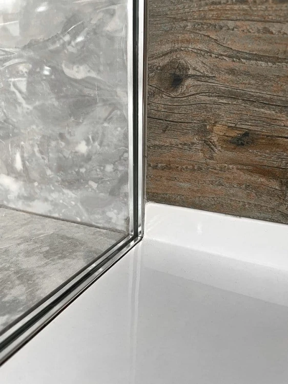 ARCHITEX zestaw do mocowania szkła, ściana-podłoga-sufit, 1610x2600mm, polerowane aluminium #7