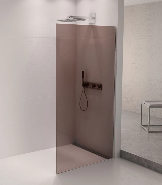 ARCHITEX zestaw do mocowania szkła, ściana-podłoga, 1610x2105mm, polerowane aluminium #4